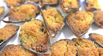 Cozze gratinate gustose