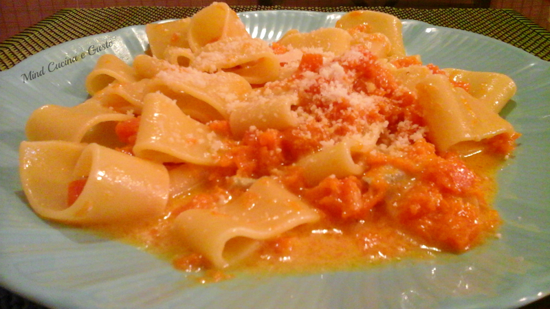 Calamarata zucca e gorgonzola