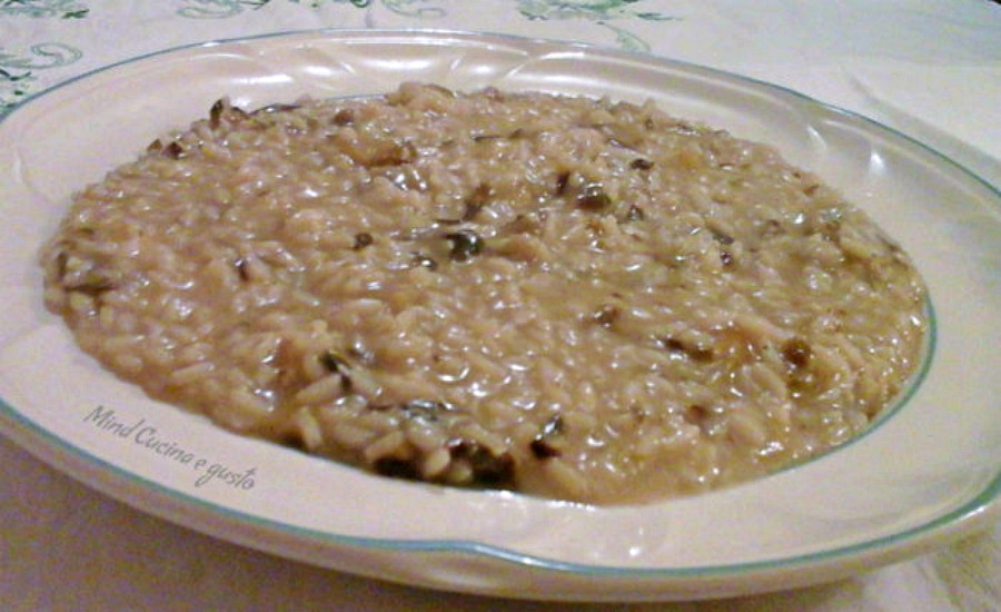 Risotto radicchio e scamorza