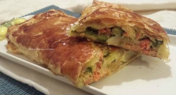 Strudel al Salmone e zucchine