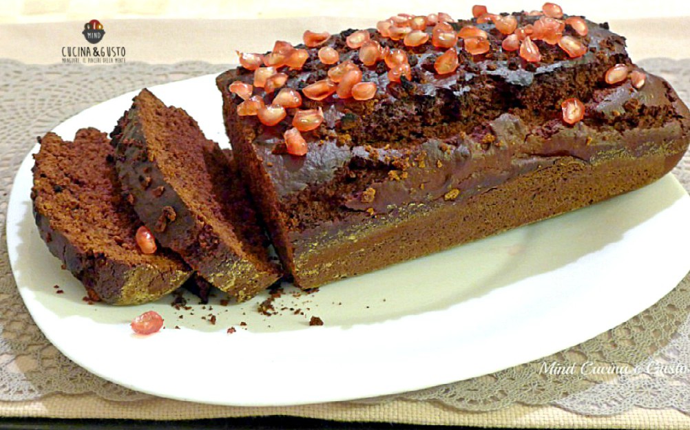 Plumcake melograno e cioccolato