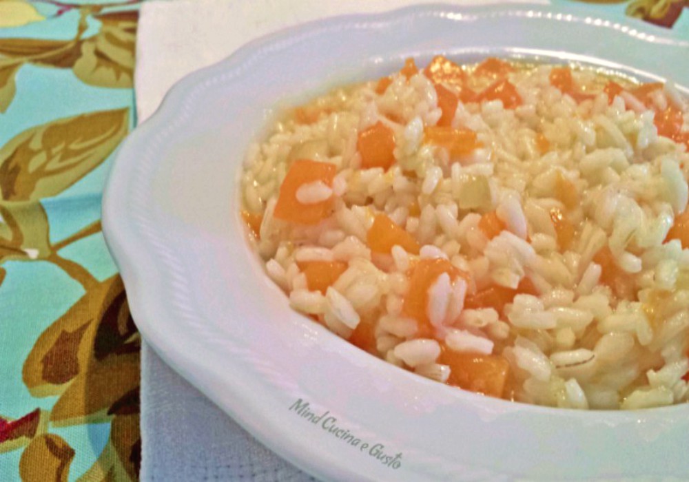 Risotto con la zucca