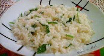 Risotto stracchino e rucola