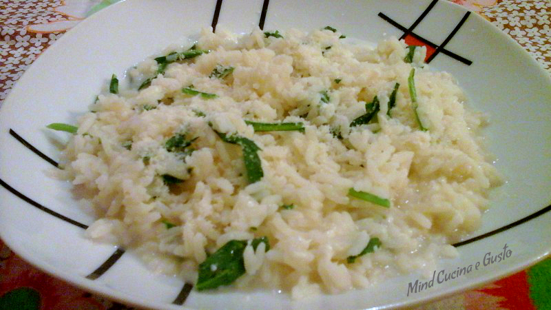 Risotto stracchino e rucola