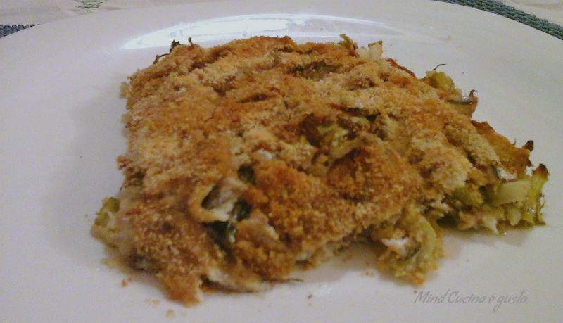 Tortino di scarola e alici fresche
