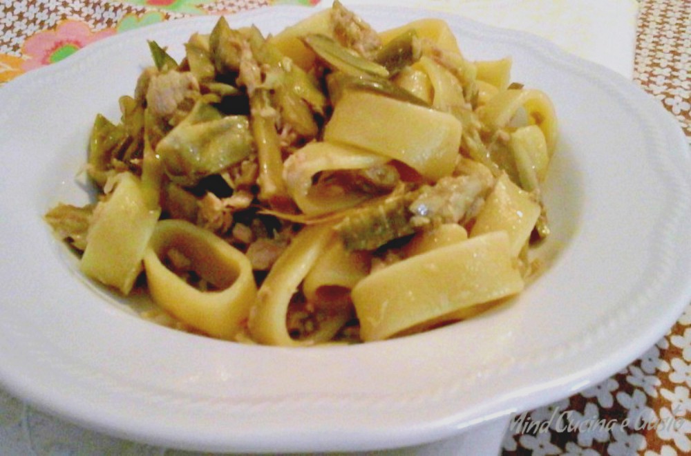 Calamarata carciofi e tonno