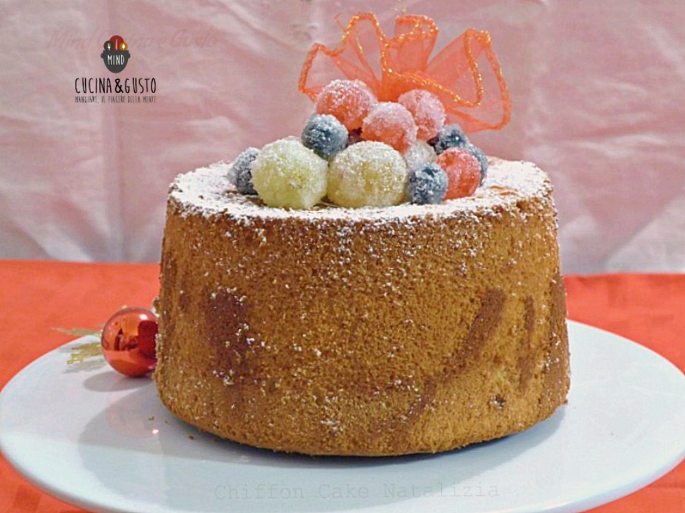 Chiffon Cake natalizia