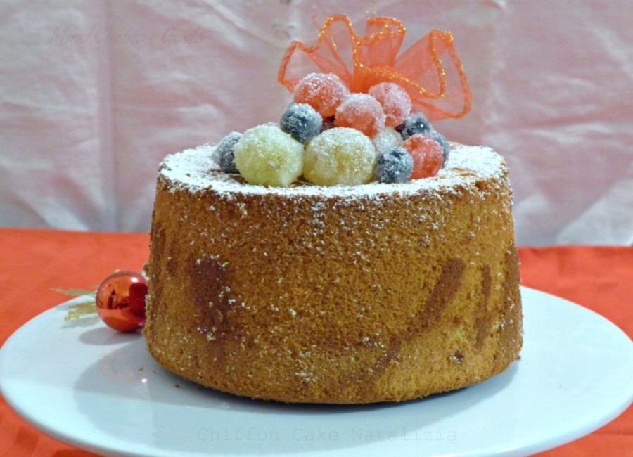 Chiffon Cake Natalizia
