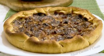 Torta rustica radicchio e stracchino