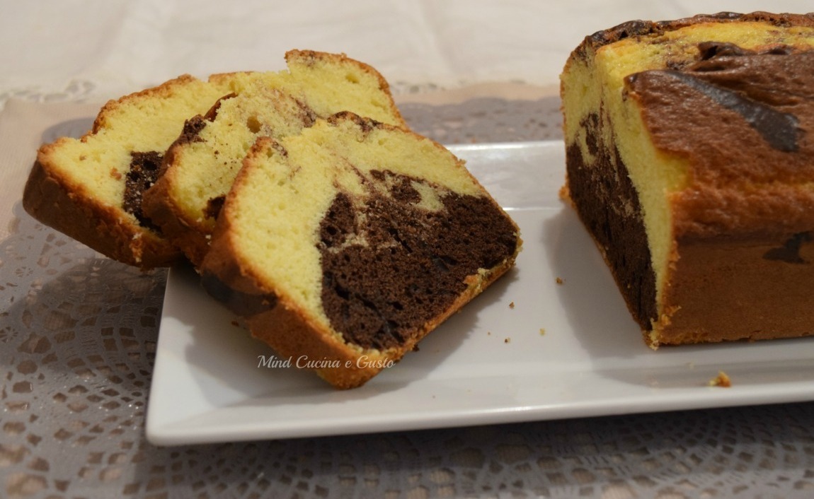 Plumcake marmorizzato soffice