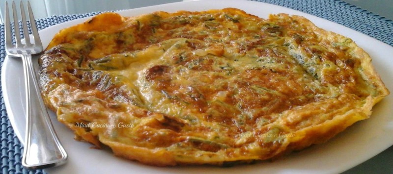 Frittata con gli asparagi selvatici