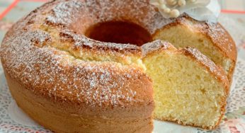 Ciambellone alto alla panna