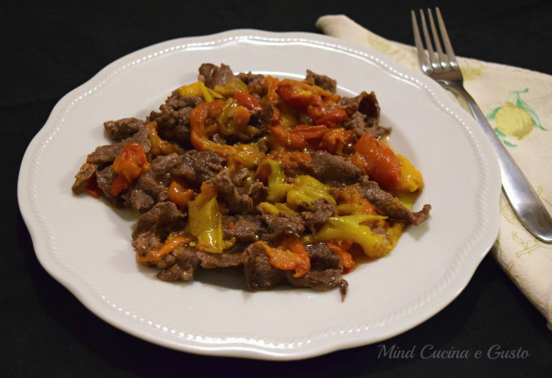 Straccetti con peperoni