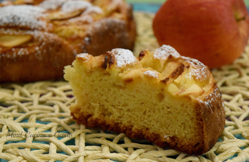 Torta soffice di mele e limone