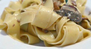 Pappardelle con funghi porcini