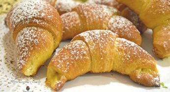 Cornetti brioche soffici e veloci