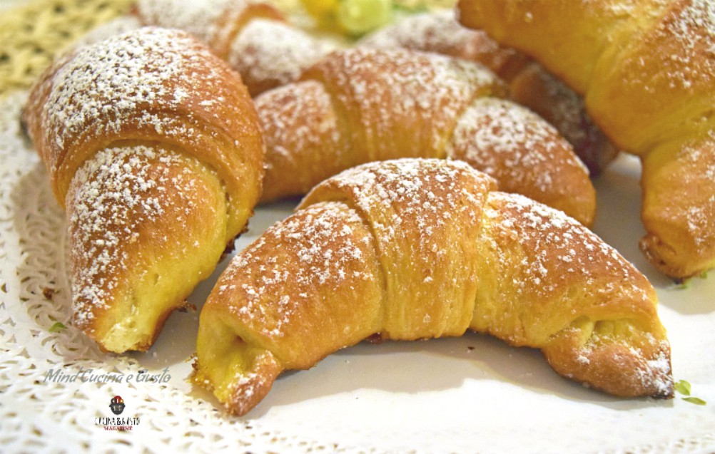 Cornetti brioche soffici e veloci