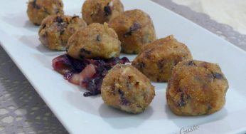 Polpette con radicchio e tonno