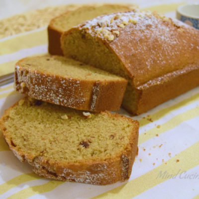 Plumcake caffè e gocce di cioccolato