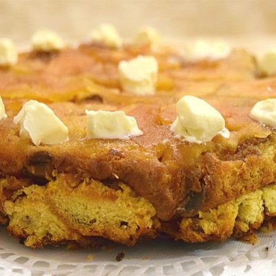 Tarte tatin di panettone e mele