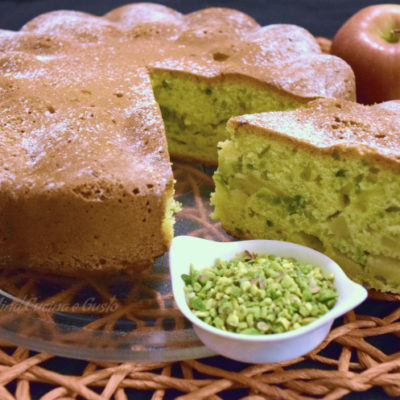 Torta di mele e pistacchi