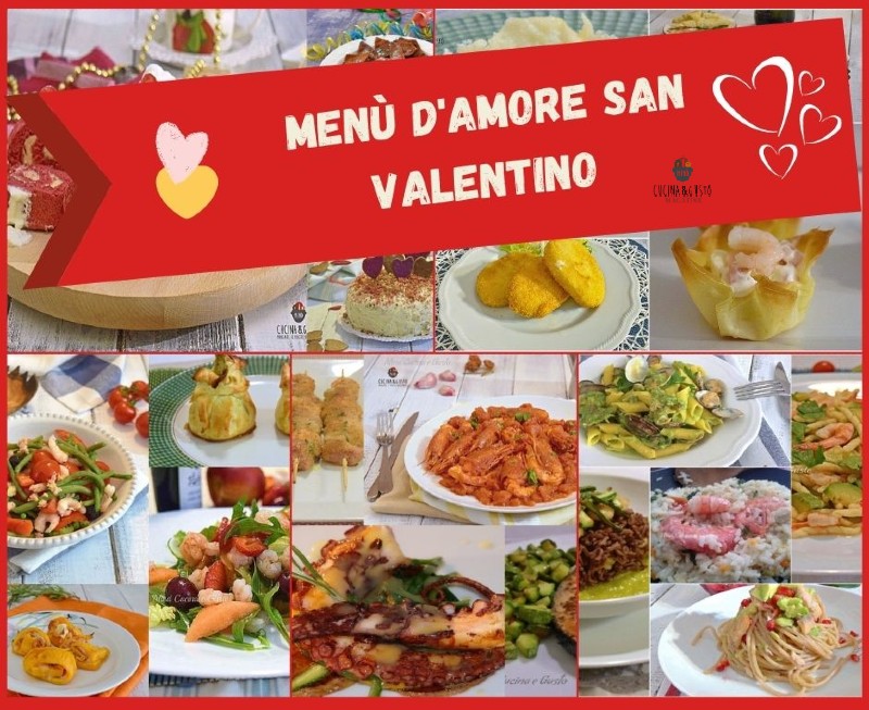 Menù d'amore San Valentino