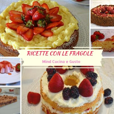 Raccolta di ricette con le fragole