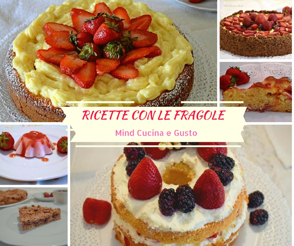 Raccolta di ricette con le fragole