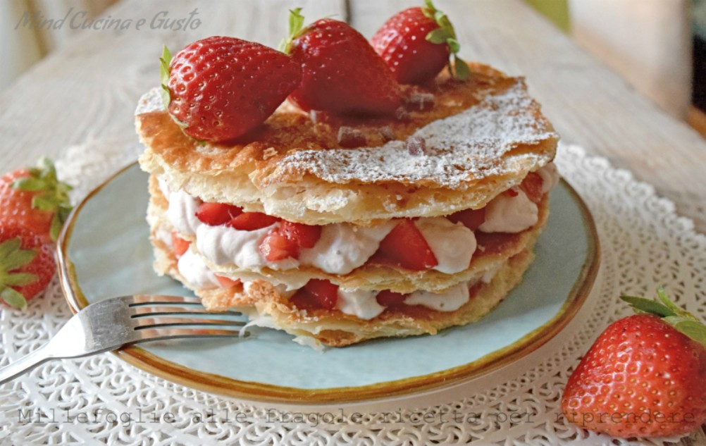 Millefoglie alle fragole ricetta veloce