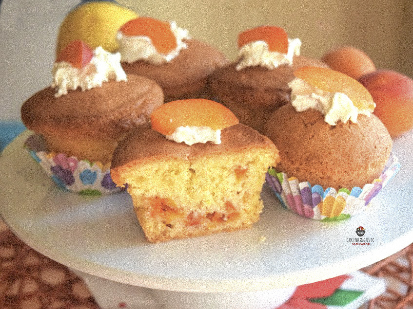 Muffin con albicocche all'olio