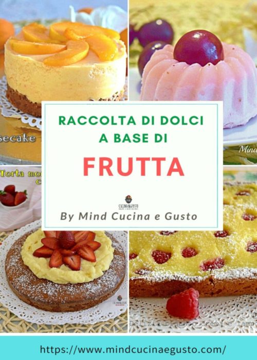 Raccolta di dolci a base di frutta