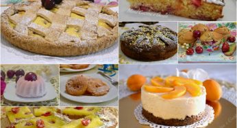 Raccolta di dolci a base di frutta