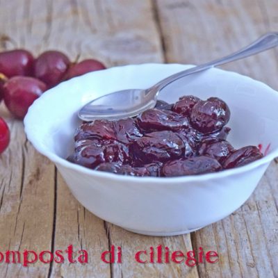 Composta di ciliegie alla cannella