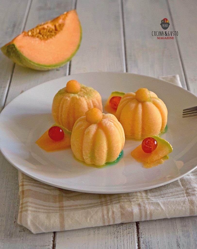 Semifreddo al melone monoporzione