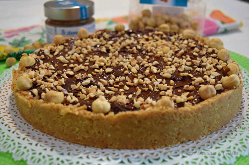 Torta fredda alla crema di nocciola