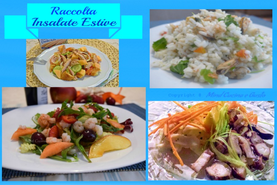Raccolta di insalate estive Raccolta di insalate estive