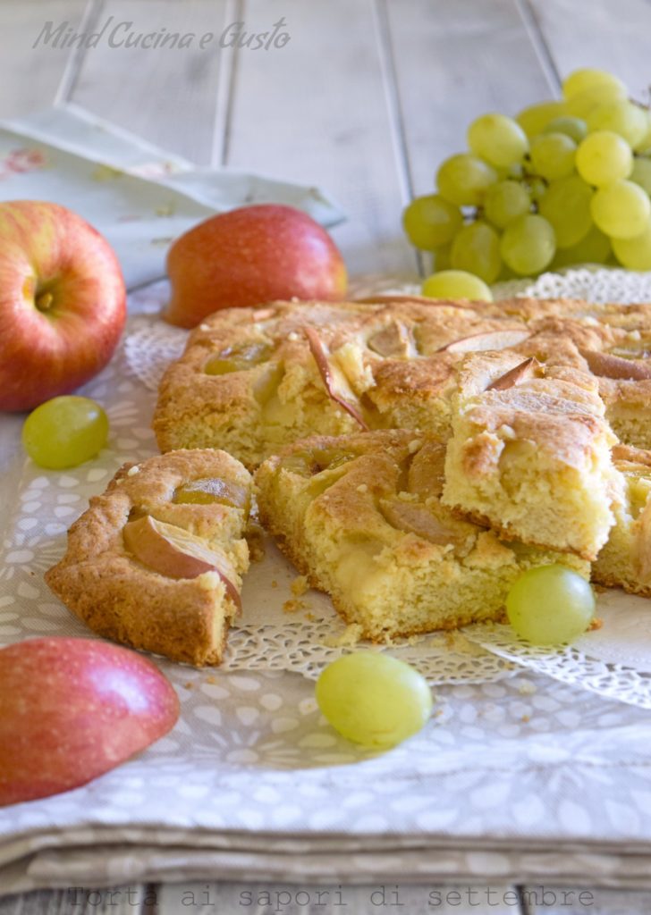 torta ai sapori di settembre pronta