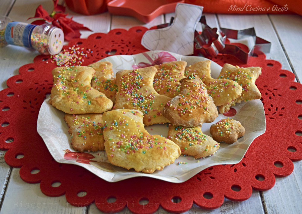 Biscotti tradizionali per la calza della befana