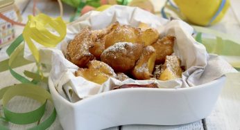 Frittelle dolci di ricotta al Calvados e limone