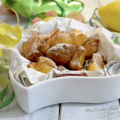 Frittelle dolci di ricotta al Calvados e limone