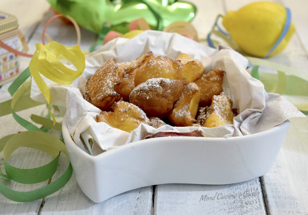 Frittelle dolci di ricotta al Calvados e limone