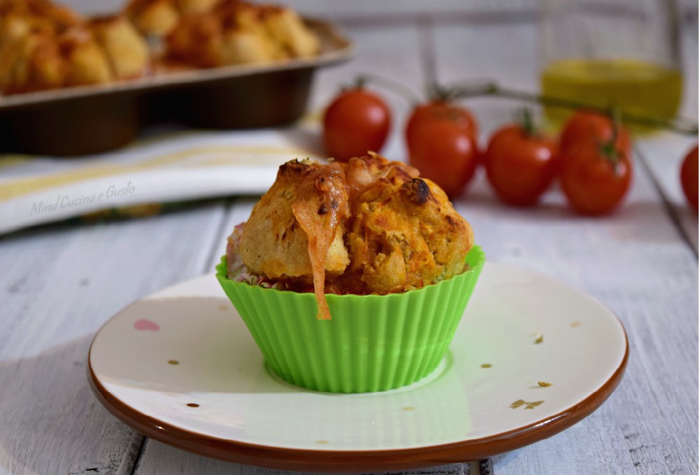 Muffin pizza filanti e veloci