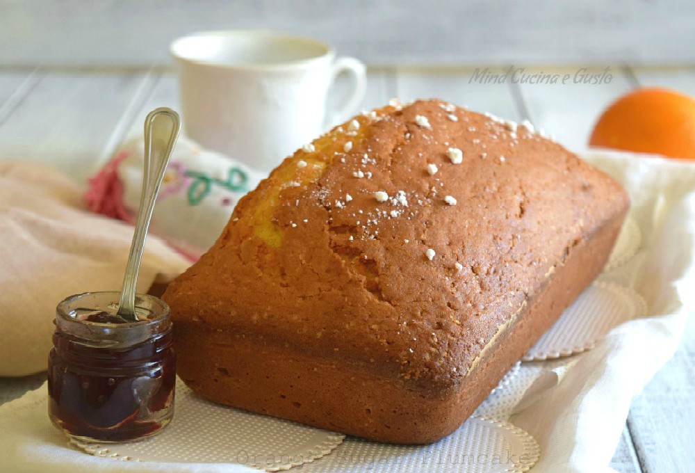 Plumcake all'arancia con zucchero Mascobado