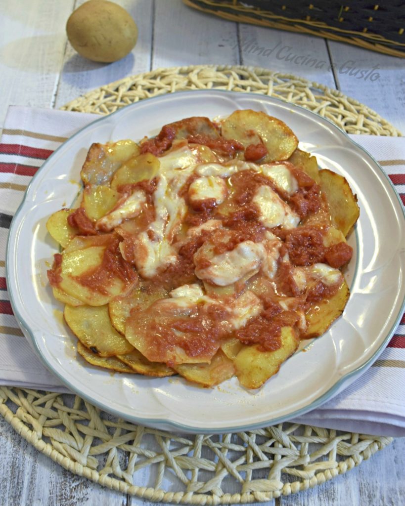 Pizza di patate speedy in padella vert