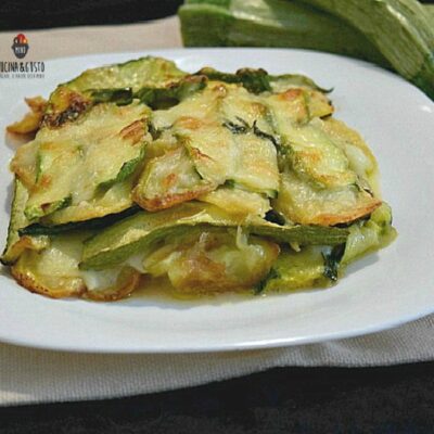 Parmigiana di zucchine e patate