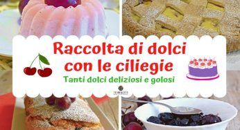 Raccolta dolci con le ciliegie – ricette facili