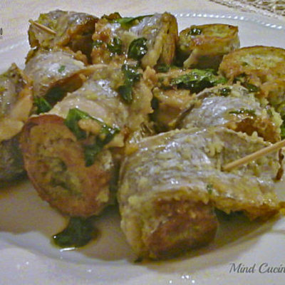 Involtini di pesce spatola