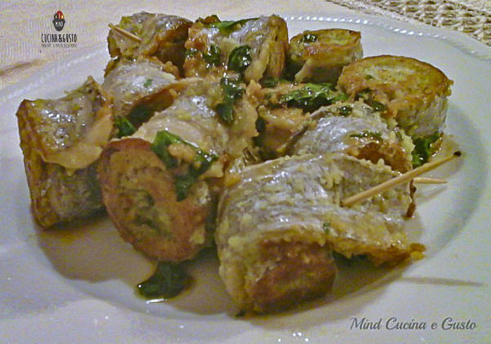 Involtini di pesce spatola