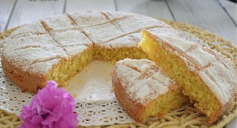 Torta al cocco mandorle e cioccolato bianco