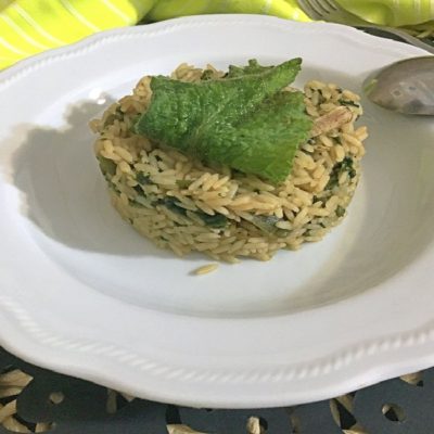 risotto alla borragine